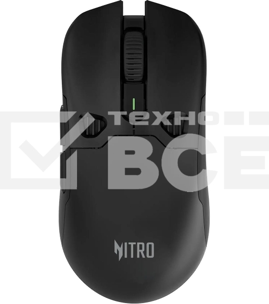 Мышь беспроводная Acer Nitro OMR404 черный, 6400 dpi, радиоканал, Bluetooth, USB, кнопки - 6