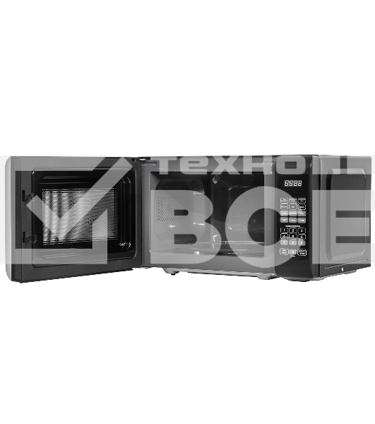 Микроволновая печь JVC JK-MW381S черный, 20 л, 700 Вт, переключатели - сенсор