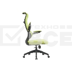 Кресло компьютерное Cactus CS-MC505-GN салатовый, сиденье салатовый, сетка/ткань, крестов. пластик, пластик черный, фото11