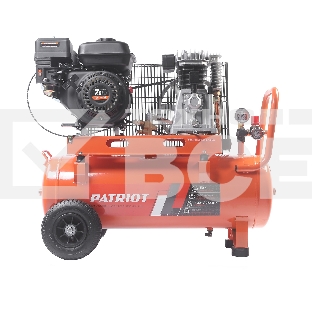 Компрессор Patriot бензиновый KGA 360 L50 - 360 л/мин, 10 бар, 50 л, 7 лс, быстросъем и 