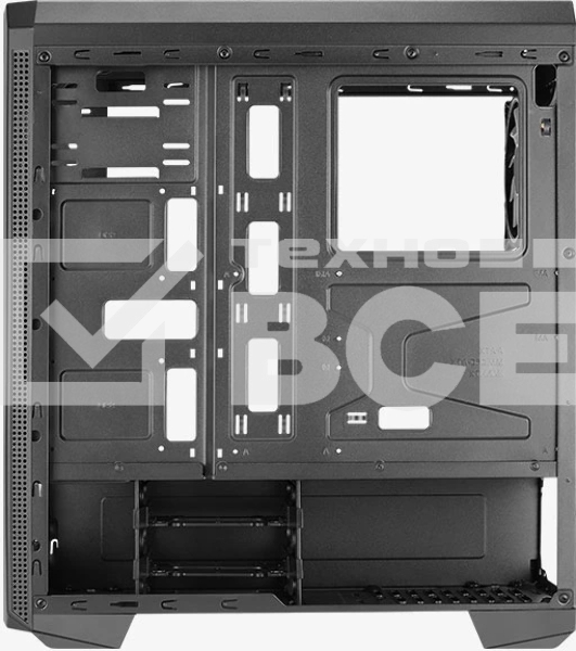 Компьютерный корпус MidiTower Aerocool/Formula GENESIS-G-BK-v2 (ATX, USB3x2, USB2x2, ARGB fan x1, без БП) (4711099473892)