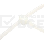 Хомут кабельный Rexant 3.6х250 нейл. белый (уп. 100 шт), фото2