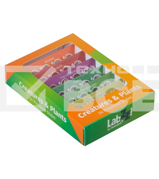 Набор микропрепаратов Levenhuk LABZZ CP24, существа и растения (72870)