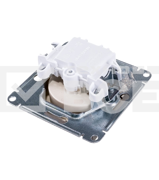 Механизм розетки 1-м СП AtlasDesign без заземл. 16А шампань SchE ATN000541