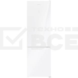 Холодильник Maunfeld MFF200NFW белый глянц. двухкамерный 271/106л морозилка снизу