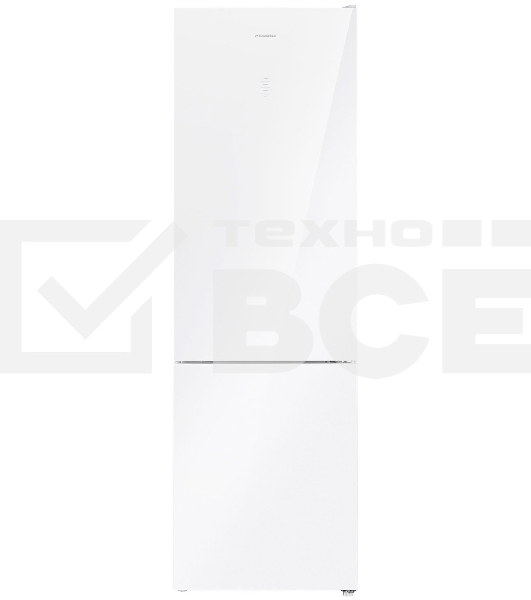 Холодильник Maunfeld MFF200NFW белый глянц. двухкамерный 271/106л морозилка снизу