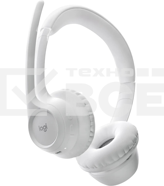 Гарнитура Logitech Zone 300 белый, беспроводная, Bluetooth, до 16 ч