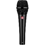 Микрофон динамический sE Electronics V7 BLACK 40 Гц - 19 кГц, суперкардиоида, в комплекте: микрофонный зажим, адаптер с резьбой, чёрная ветрозащита, транспортировочный чехол на молнии. Цвет черный., фото 1