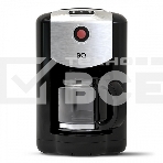 Кофеварка капельная со встроенной кофемолкой BQ CM1009 черный-стальной, исп. кофе -  зерновой/молотый, 0.625 л, 700 Вт., фото4
