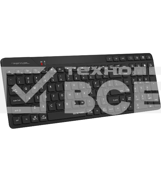 Клавиатура A4Tech Fstyler FBK27C AS черный USB беспроводная BT/Radio slim Multimedia (FBK27C AS)