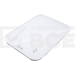 Весы кухонные Centek CT-2480 LED WHITE, сенсор, 150х15х205мм, max 5кг, шаг 1г, Авто Ноль/Выкл, фото 1