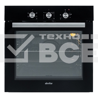 Электрический духовой шкаф Simfer B6EB16023 черный