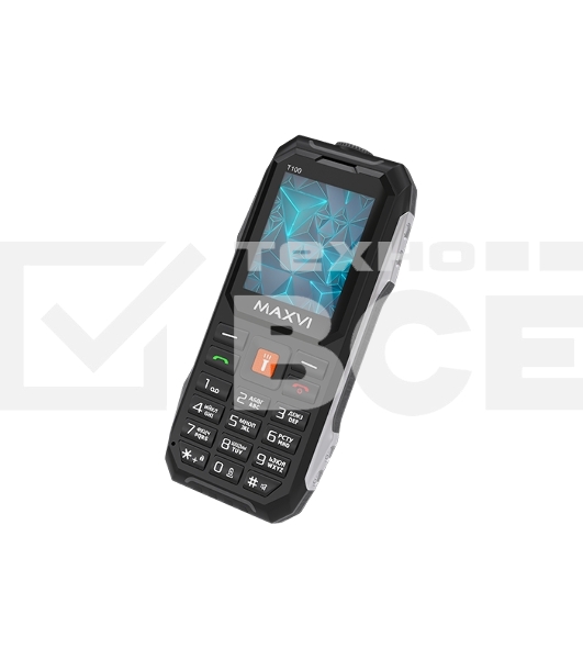 Мобильный телефон Maxvi T100 черный
