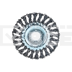 Кордщетка STAYER 35120-125 дисковая для УШМ плетенные пучки проволоки 0.5мм 125мм/22мм, фото5