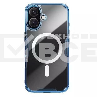 Чехол Nature TPU Pro Magnetic Case, синий, (AP iP16)