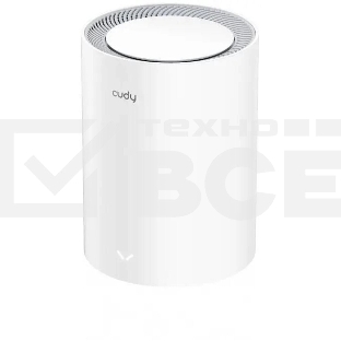 Бесшовный Mesh роутер Cudy M3000(1-PACK) AX3000 10/100/1000/2500BASE-T, белый