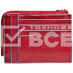 Чехол для кредитных карт Piquadro Blue Square PU1243B2R/R красный натур.кожа, фото3