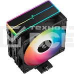 Кулер для процессора DEEPCOOL AG400 BK ARGB V2 черный 120мм алюминий+медь 2100rpm 31.6db 4-pin 220W 154мм, фото13