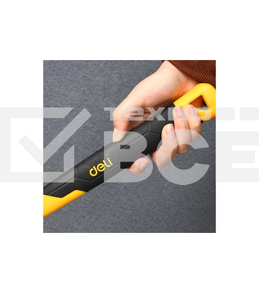 Кувалда Deli DL447003 1,36кг, рукоятка из высокопрочного стекловолокна