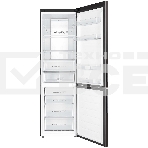 Холодильник Haier C4F740CDBGU1 графитовый двухкамерный 286/115л морозилка снизу, No Frost, фото3