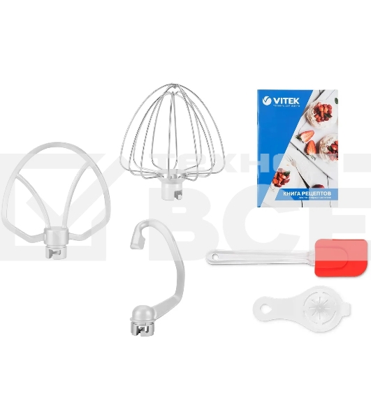 Миксер планетарный Vitek VT-PM0110 1500Вт кремовый