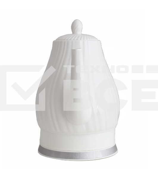 Чайник электрический Centek CT-0064 2.0л, 2150W, супербелая керамика, рельефный корпус