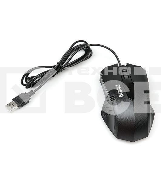 Мышь проводная Dialog Pointer MOP-09U черный, 800 dpi, USB, кнопки - 3