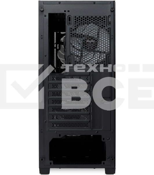 Компьютерный корпус HSPD M520, Mesh Mid Tower, черный, slide TG, 0.45 SPCC, 4x120мм ARGb ATX, mATX, mITX 160/330/184мм 2x2.5