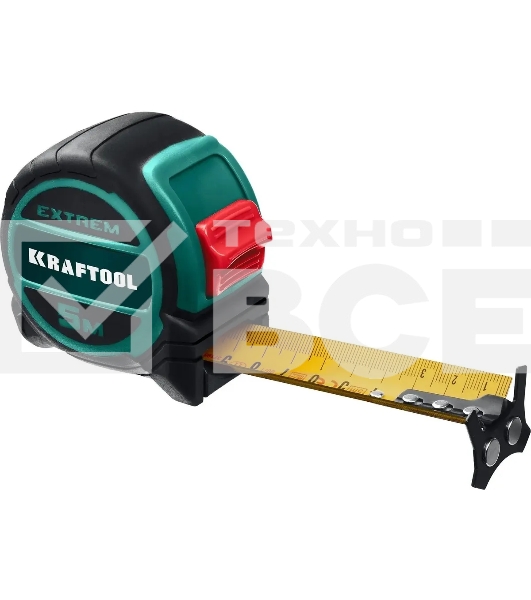 Рулетка со сверхшироким полотном KRAFTOOL Extrem 5м х 32мм