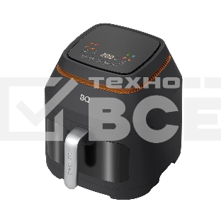 Аэрогриль BQ AF6011S, 1700 Вт, 6 л., серый