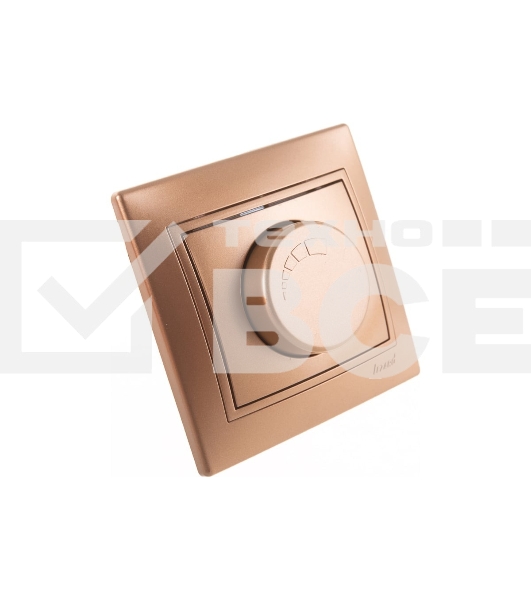 Светорегулятор СП 1000 Вт Мира метал. зол. Lezard 701-1313-157