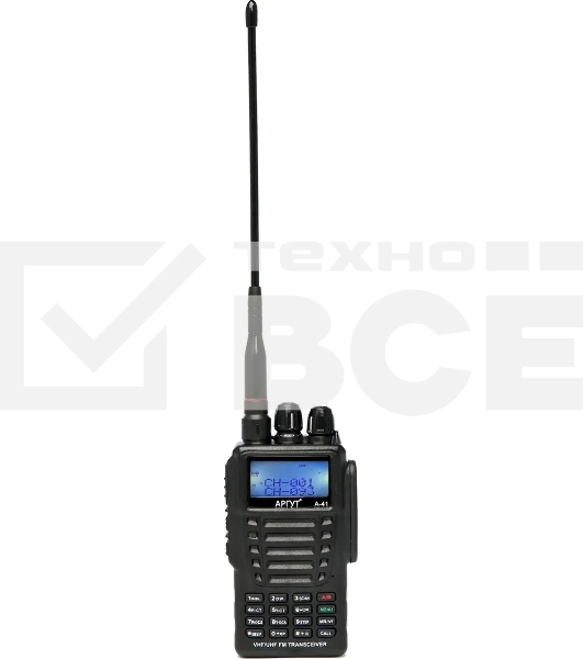 Рация Аргут А-41 199кан. до 22.20км компл.:1шт аккум. черный (RU51005)