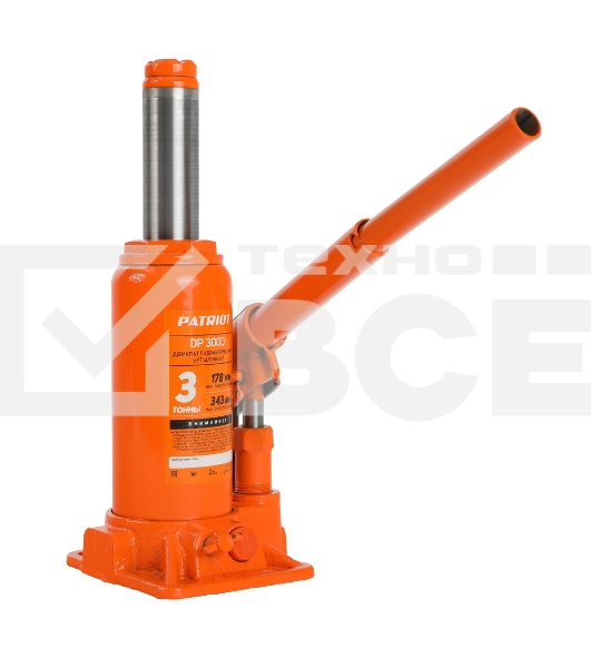 Домкрат бутылочный PATRIOT DB 3000 3T