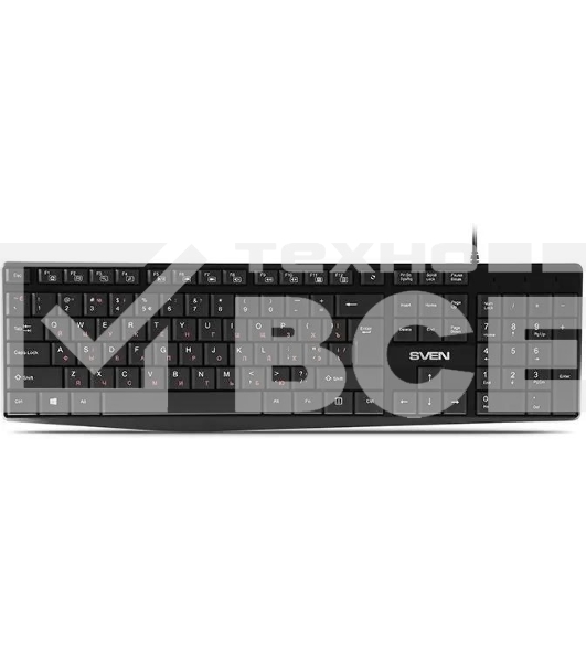 Клавиатура проводная Sven KB-S305 черная USB