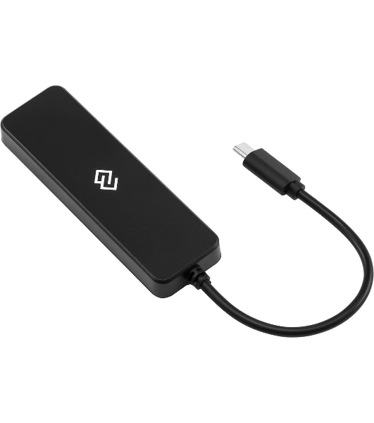 USB-разветвитель Digma DHUB-4USB-C-2.0, USB-C, USB 2.0 4порта, USB
