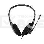 Гарнитура CBR CHP 353M Black, проводная стерео, микрофон с шумоподавл., USB, регул. оголовья, длина кабеля 2,2 м, цвет чёрный, фото2