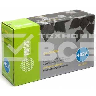 Картридж лазерный Cactus CS-CB402AR желтый (7500 стр.) для HP CLJ CP4005/CP4005DN/CP4005N