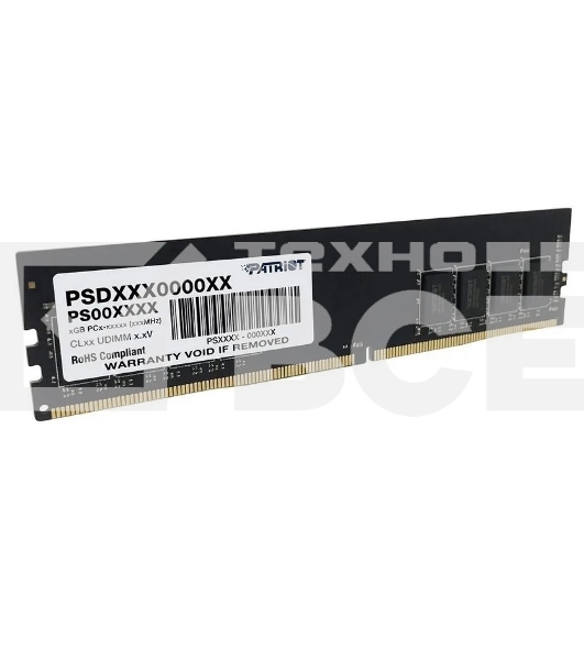 Оперативная память Patriot Signature, DDR4, 8GB (1x8 GB), 3200 MHz, CL22