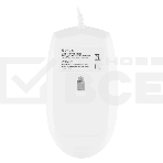 Мышь проводная Oklick 147M белый, 2000 dpi, USB, кнопки - 4, фото3