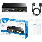 Коммутатор Cudy GS1010PE (L2) 10x1Гбит/с 8PoE+ 120W неуправляемый, фото2
