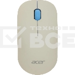 Клавиатура + мышь Acer OCC205 беспроводной USB, 1200 dpi, белый/голубой, фото7
