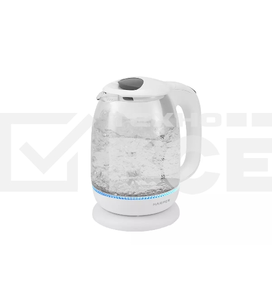 Чайник электрический Harper HWK-GM02 1.7 л, 2200 Вт, белый
