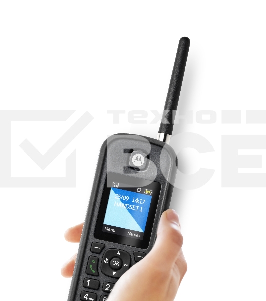 Радиотелефон Dect Motorola O201 черный АОН