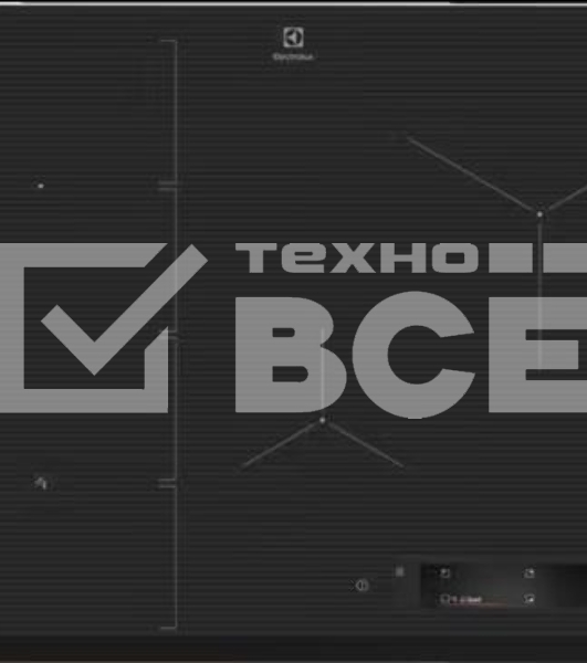 Индукционная варочная поверхность Electrolux EIS7548 независимая, черный