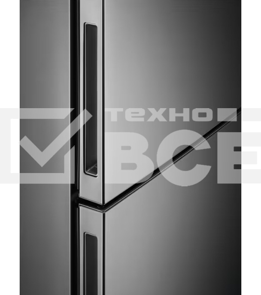 Холодильник Electrolux LNT7ME36X3 нержавеющая сталь двухкамерный 266/101л, морозилка снизу No Frost
