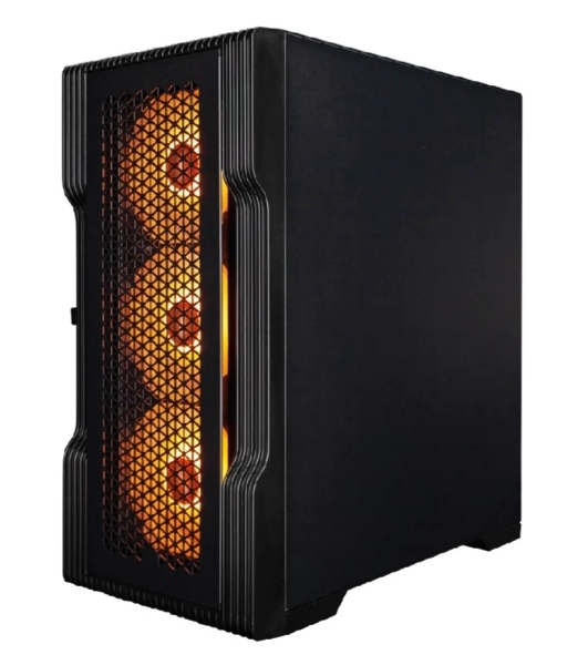 Компьютерный корпус 1STPLAYER TRILOBITE T3 ARGb черный mATX 4x120мм ARGb fans T3-BK-4F7