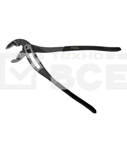 Клещи переставные Denzel обливные рукоятки, 300 мм