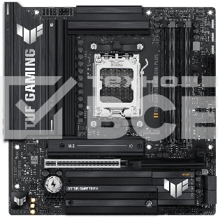 Материнская плата ASUS TUF Gaming B850M-Plus, AM5, AMD B850, 4xDDR5, 4xSATA, 3xM.2, 1xPCIe 5.0 x16, 1xPCIe 4.0 x4, 1xPCIe x1, 1xDP, 1xHDMI, 1x2.5Gb LAN, 4xUSB 2.0, 4xUSB 3.2 Gen 1, 3xUSB 3.2 Gen 2, 1xUSB-C, 3x3.5 мм, 7.1, mATX