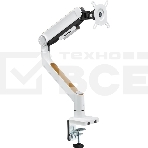 Кронштейн для мониторов Ultramounts UM732W белый/коричневый 17'-32' макс.8кг крепление к столешнице поворот и наклон, фото6