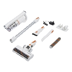 Пылесос вертикальный Redmond VH1318 белый/оранжевый, питание от аккумулятора, 200 Вт, уборка сухая, пылесборник 0,3 л, фото2